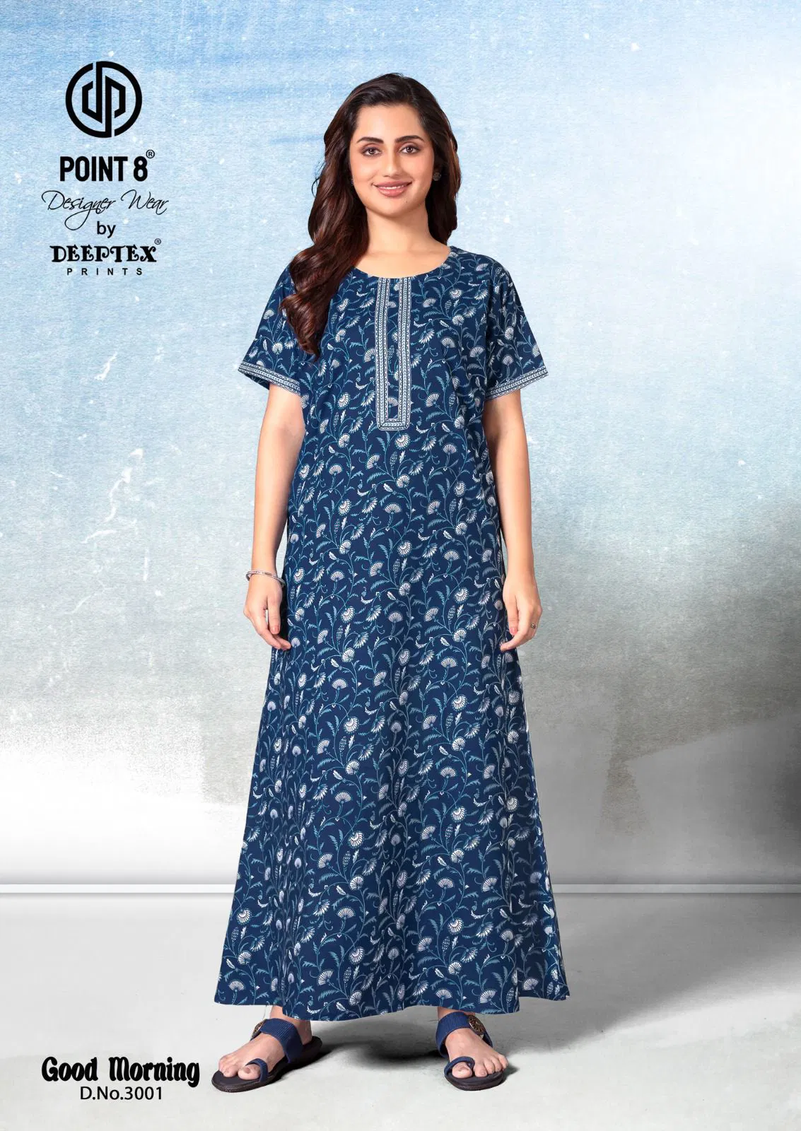 Good Morning Vol 3 By Deeptex Cotton Printed Wholesale Nighty Orders In India